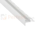profil aluminiowy led wykończeniowy pod płytki MITO biały lakierowany perfektmarket.webp