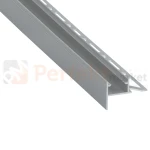 profil aluminiowy led wykończeniowy pod płytki MITO srebrny anodowany perfektmarket.webp