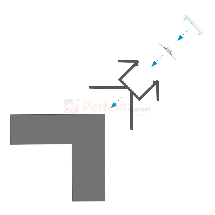 Profil LED do glazury narożny zewnętrzny do płytek CANTO perfektmarket (1).webp