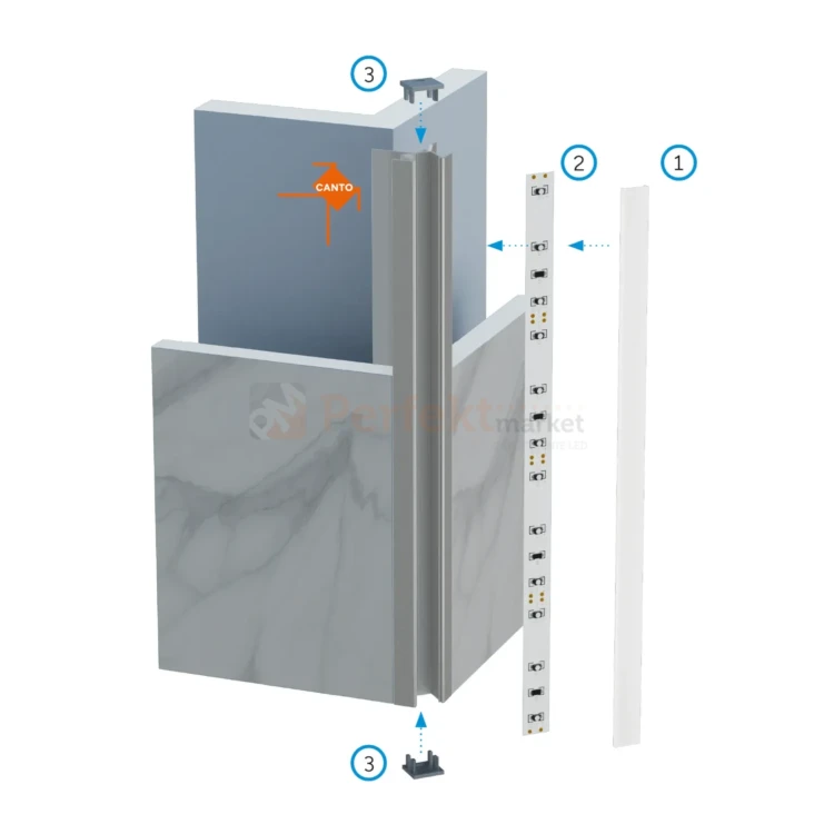 Profil LED do glazury narożny zewnętrzny do płytek CANTO perfektmarket (3).webp