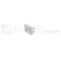zaślepki CV do profilu canto vigo z otworem biała perfektmarket.webp