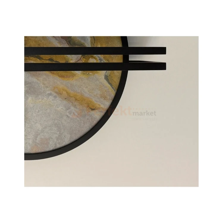 SATURN 52 WALL 3000K kamienny kinkiet LED design naturalne materiały perfektmarket.webp