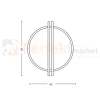 SATURN 72 WALL 3000K kamienny kinkiet LED design naturalne materiały perfektmarket (4).webp