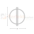 SATURN 72 WALL 3000K kamienny kinkiet LED design naturalne materiały perfektmarket (4).webp