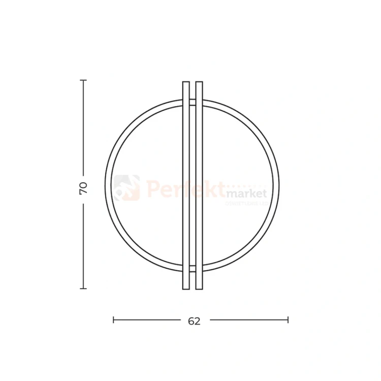 SATURN 72 WALL 3000K kamienny kinkiet LED design naturalne materiały perfektmarket (4).webp