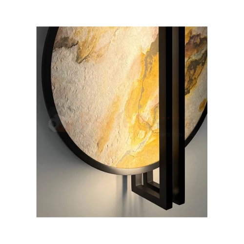 SATURN 72 WALL 3000K kamienny kinkiet LED design naturalne materiały perfektmarket (3).webp