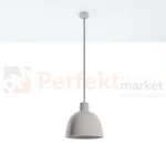 Lampa wisząca betonowa Sollux Damaso 1xE27 SL.0281 IP20 - szara 01