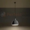 Lampa wisząca betonowa Sollux Damaso 1xE27 SL.0281 IP20 - szara 02