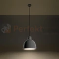 Lampa wisząca betonowa Sollux Damaso 1xE27 SL.0281 IP20 - szara 02