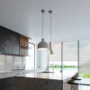 Lampa wisząca betonowa Sollux Damaso 1xE27 SL.0281 IP20 - szara 05