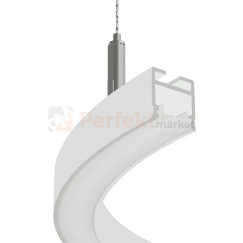 profil aluminiowy led do gięcia FLEXA biały lakierowany 2 perfektmarket.webp