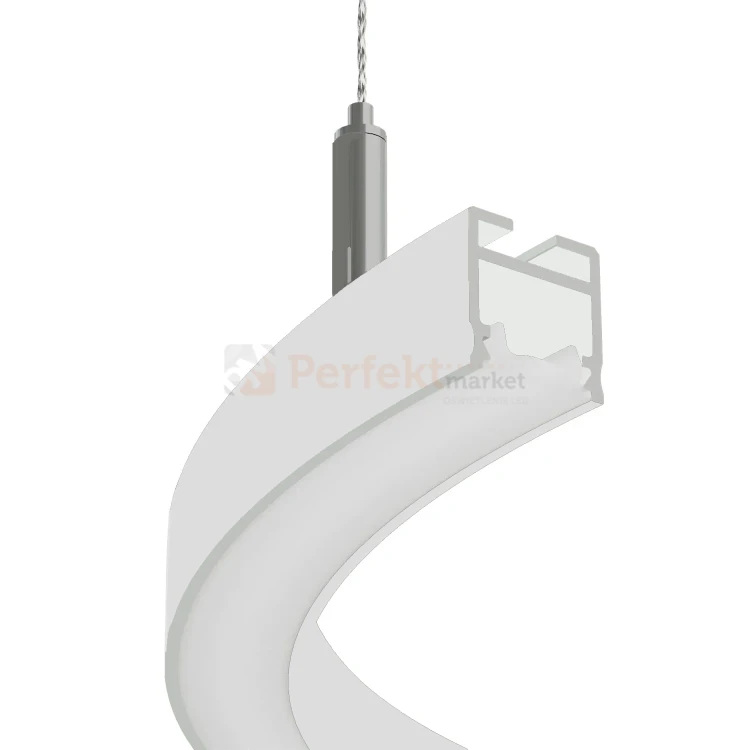 profil aluminiowy led do gięcia FLEXA biały lakierowany 2 perfektmarket.webp
