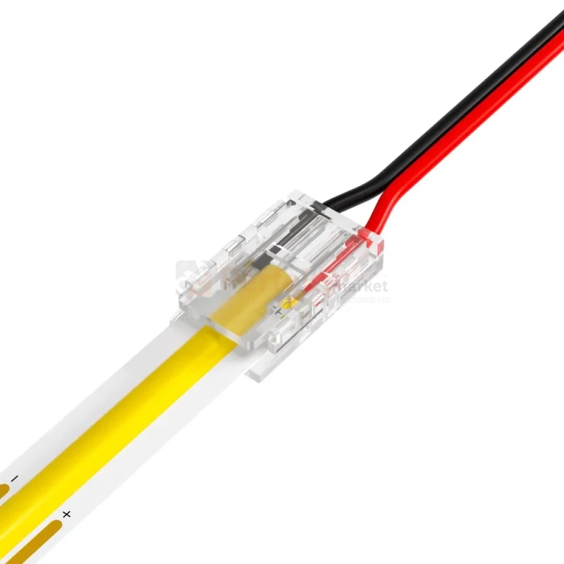 Złączka zasilająca z przewodem do taśm LED COB MONO 10mm www perfektmarket.webp