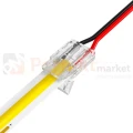 Złączka zasilająca z przewodem do taśm LED COB MONO 10mm perfektmarket.webp