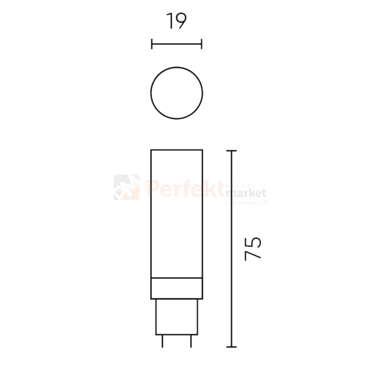 Żarówka LED line G9 230V 12W mocna 1160 lm CERAMIC 360 stopni 4000K 3 perfektmarket.webp
