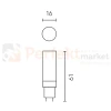 Żarówka LED G9 premium 230V 6W 550lm LED Line wymiary perfektmarket.webp