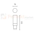 Żarówka LED G9 premium 230V 4W LED Line wymiary perfektmarket.webp