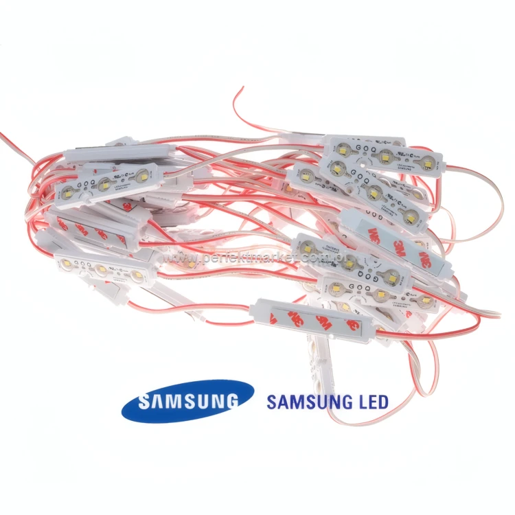 Moduł LED GOQ SAMSUNG 3 SMD 2835 CIEPŁY 3000K perfektmarket sklep oswietlenie