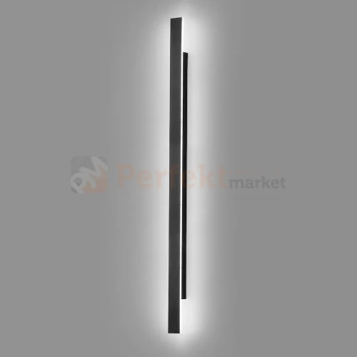 Lampa ścienna zewnętrzna liniowa na elewację 120cm LED WOW II CCT czarna IP54 perfektmarket (8).webp