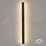 Lampa ścienna zewnętrzna liniowa na elewację 120cm LED WOW II CCT czarna IP54 perfektmarket (7).webp