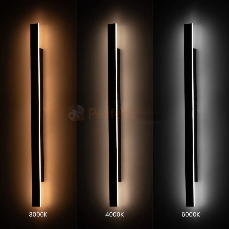 Lampa ścienna zewnętrzna liniowa na elewację 120cm LED WOW II CCT czarna IP54 perfektmarket (1).webp