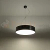 Lampa wisząca okrągła Sollux Arena 45 - czarna 02
