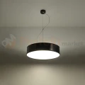 Lampa wisząca okrągła Sollux Arena 45 - czarna 02