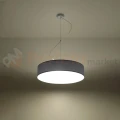 Lampa wisząca okrągła nowoczesna Sollux Arena 45 3xE27 SL.0119 IP20 - szara 02