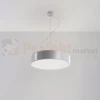 Lampa wisząca okrągła nowoczesna Sollux Arena 45 3xE27 SL.0119 IP20 - szara 01