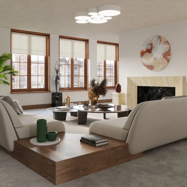 Lampa wisząca okrągła nowoczesna Sollux Arena 45 3xE27 SL.0120 IP20 - biała 04