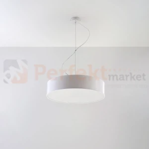 Lampa wisząca okrągła nowoczesna Sollux Arena 45 3xE27 SL.0120 IP20  - biała