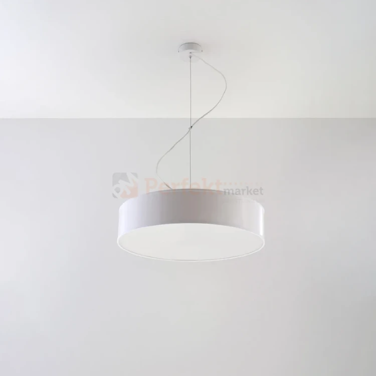 Lampa wisząca okrągła nowoczesna Sollux Arena 45 3xE27 SL.0120 IP20 - biała 01