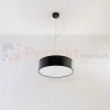Lampa wisząca okrągła nowoczesna Sollux Arena 35 2xE27 SL.0115 IP20 - czarna 01