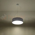 Lampa wisząca okrągła nowoczesna Sollux Arena 35 2xE27 SL.0116 IP20 - szara 02
