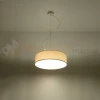 Lampa wisząca okrągła nowoczesna Sollux Arena 35 2xE27 SL.0117 IP20 - biała 02