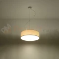 Lampa wisząca okrągła nowoczesna Sollux Arena 35 2xE27 SL.0117 IP20 - biała 02