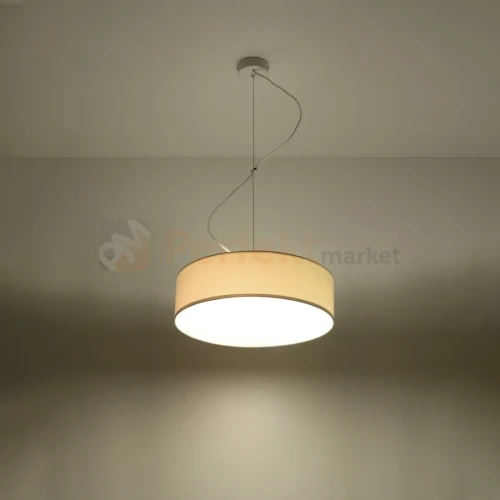 Lampa wisząca okrągła nowoczesna Sollux Arena 35 2xE27 SL.0117 IP20 - biała 02