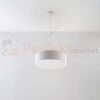 Lampa wisząca okrągła nowoczesna Sollux Arena 35 2xE27 SL.0117 IP20 - biała 01