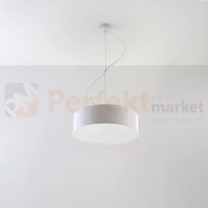 Lampa wisząca okrągła nowoczesna Sollux Arena 35 2xE27 SL.0117 IP20 - biała