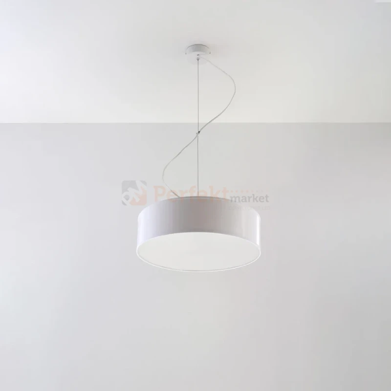 Lampa wisząca okrągła nowoczesna Sollux Arena 35 2xE27 SL.0117 IP20 - biała 08