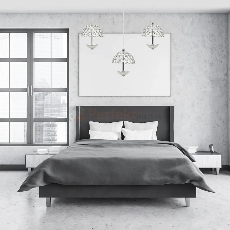 Lampa wisząca LED VENUS na listwie chromowana, kryształ 4000K ML315 perfektmarket (4).webp