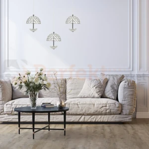 Lampa wisząca LED VENUS na listwie chromowana, kryształ 4000K