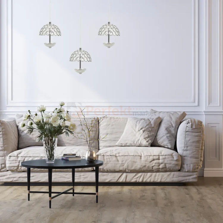 Lampa wisząca LED VENUS na listwie chromowana, kryształ 4000K ML315 perfektmarket (5).webp