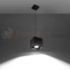 Lampa wisząca kostka Sollux Quad 1xGU10 SL.0060 IP20 - czarna 02