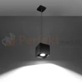 Lampa wisząca kostka Sollux Quad 1xGU10 SL.0060 IP20 - czarna 02