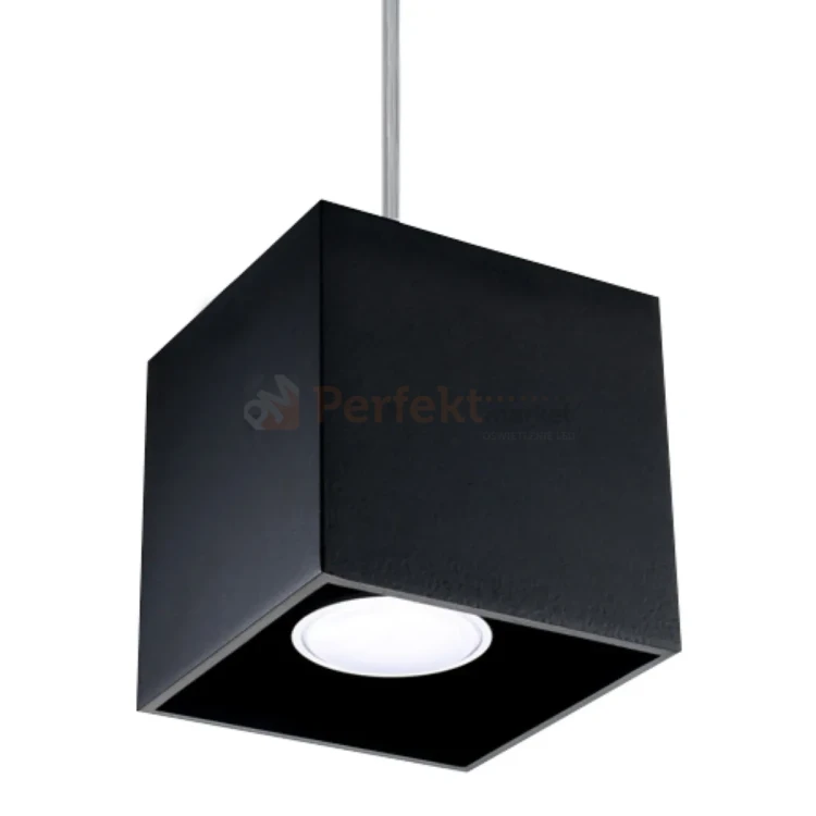 Lampa wisząca kostka Sollux Quad 1xGU10 SL.0060 IP20 - czarna 03