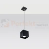 Lampa wisząca kostka Sollux Quad 1xGU10 SL.0060 IP20 - czarna 01