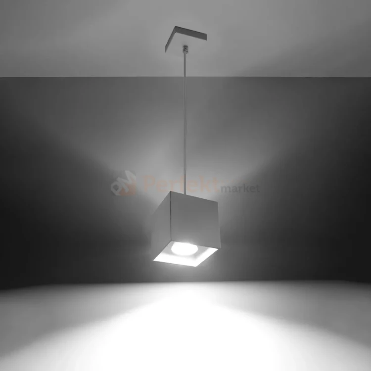 Lampa wisząca kostka Sollux Quad 1xGU10 SL.0062 IP20 - biała 02