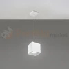 Lampa wisząca kostka Sollux Quad 1xGU10 SL.0062 IP20 - biała 01
