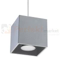 Lampa wisząca kostka Sollux Quad 1xGU10 SL.0061 IP20 - szara 04